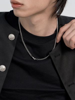 Clip Slim Chain Necklace