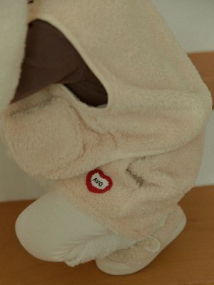 SHEARLING HALF PANTS_BEIGE