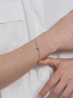 Knot Slim Chain Bracelet