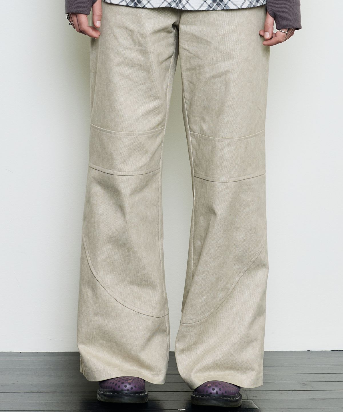 러브이즈트루(LUVISTRUE) EV STITCH POCKET PANTS(BEIGE)