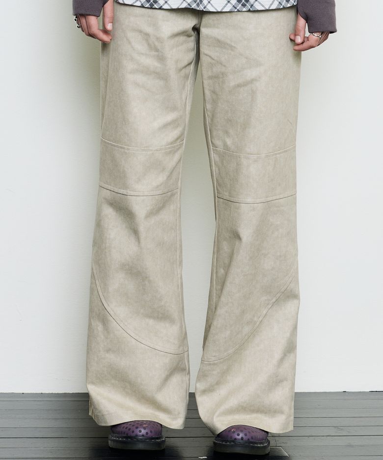 EV STITCH POCKET PANTS(BEIGE)