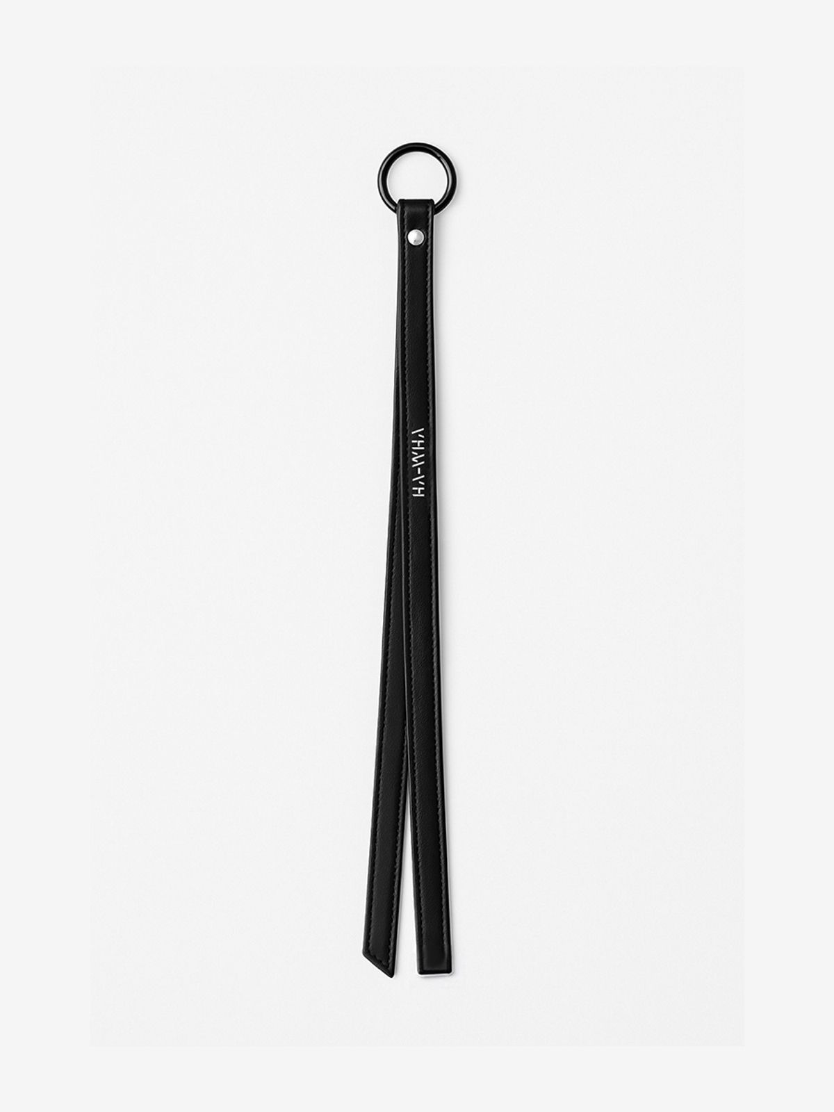 하와(HAWHA) Signature Leather Strap Keyring-BK