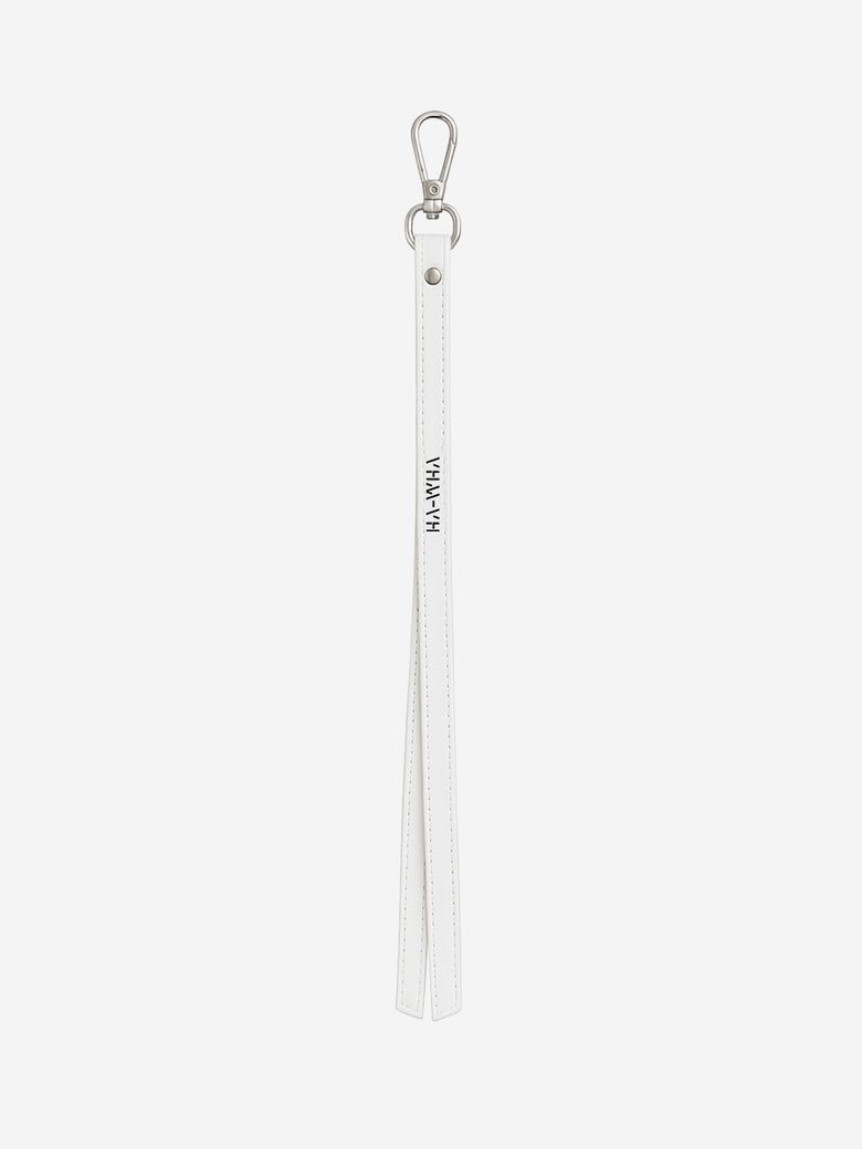 Signature Leather Strap Keyring-WH
