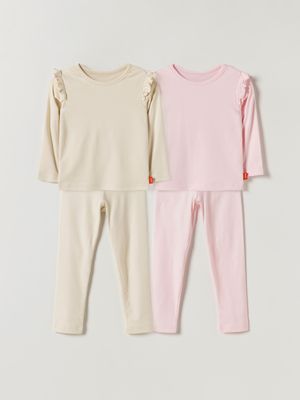 달콤크림 실내복 상하복 세트