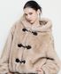 EV REVERSIBLE FUR HOOD(BROWN)