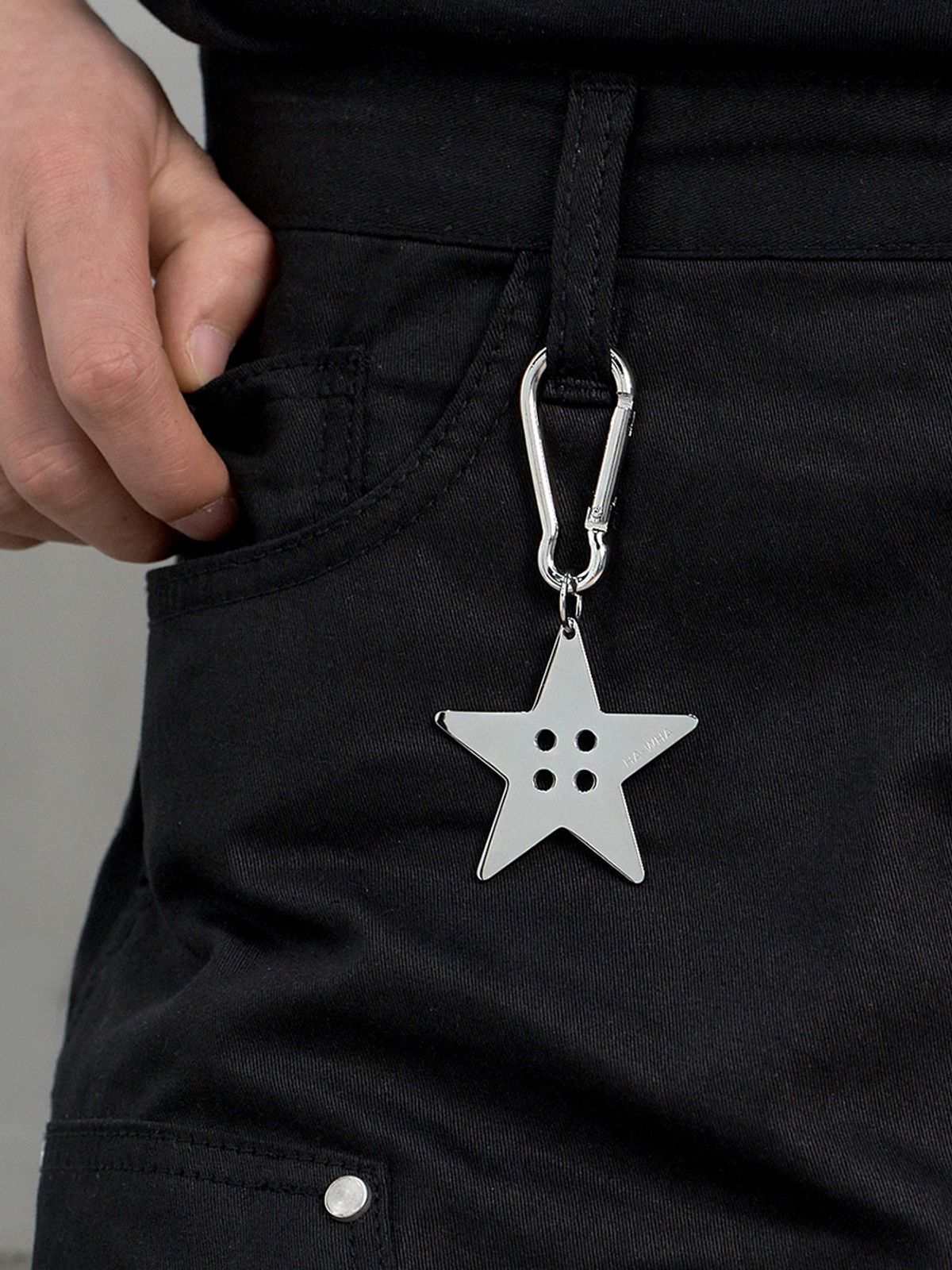 하와(HAWHA) Star Button Keyring