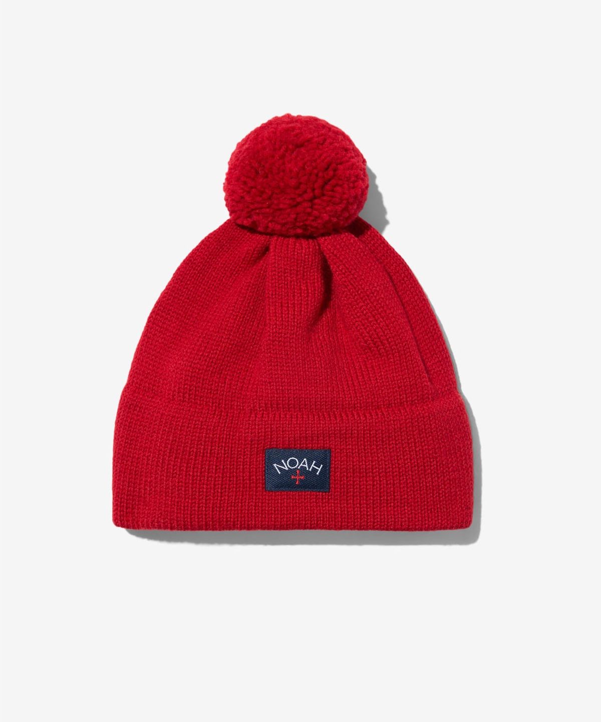 노아(NOAH) (U) 울 폼폼 비니 레드 WOOL POM POM BEANIE RED
