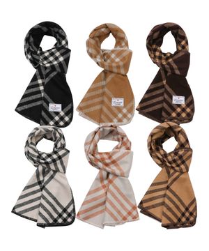 틸트 체크 머플러 (3색상)