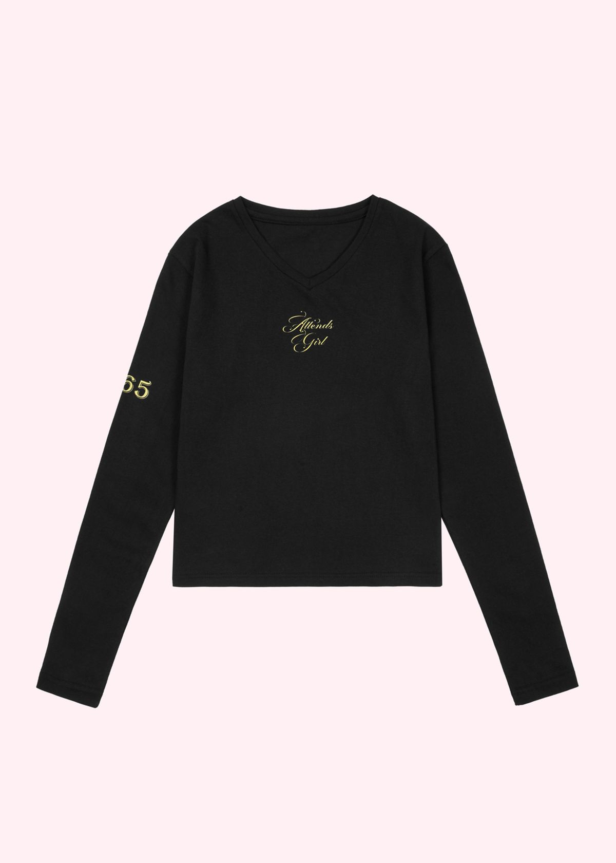 어텐즈(ATTENDS) Mama tee shirt (Black)