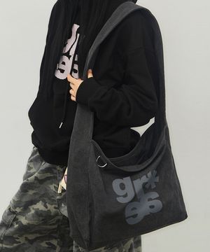 [UNISEX]GRAE-S 코튼 캔버스 크로스백_2color