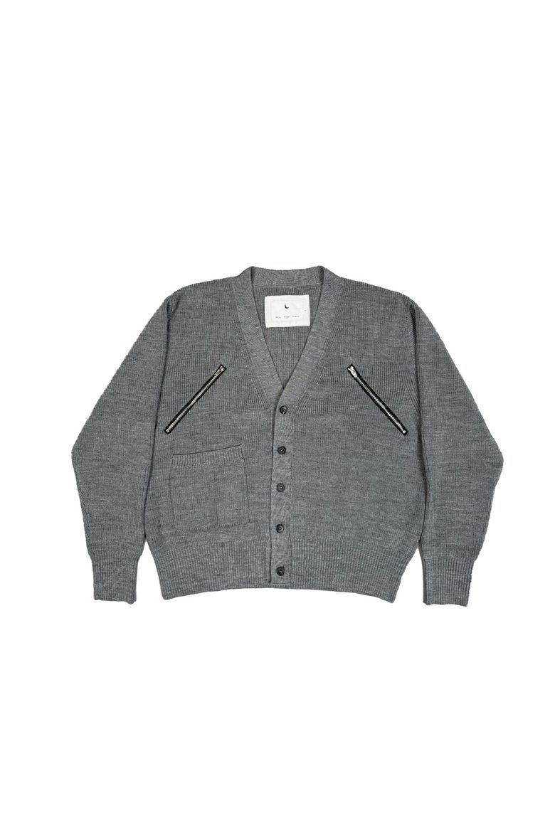 Merino Wool Zip Cardigan GR