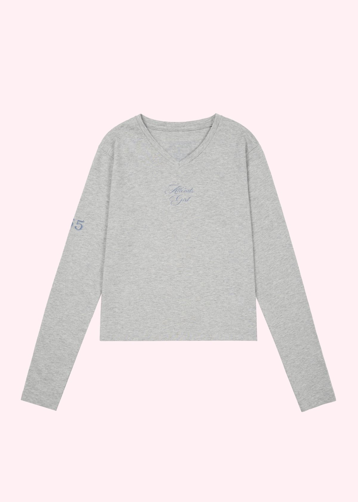 어텐즈(ATTENDS) Mama tee shirt (Gray)