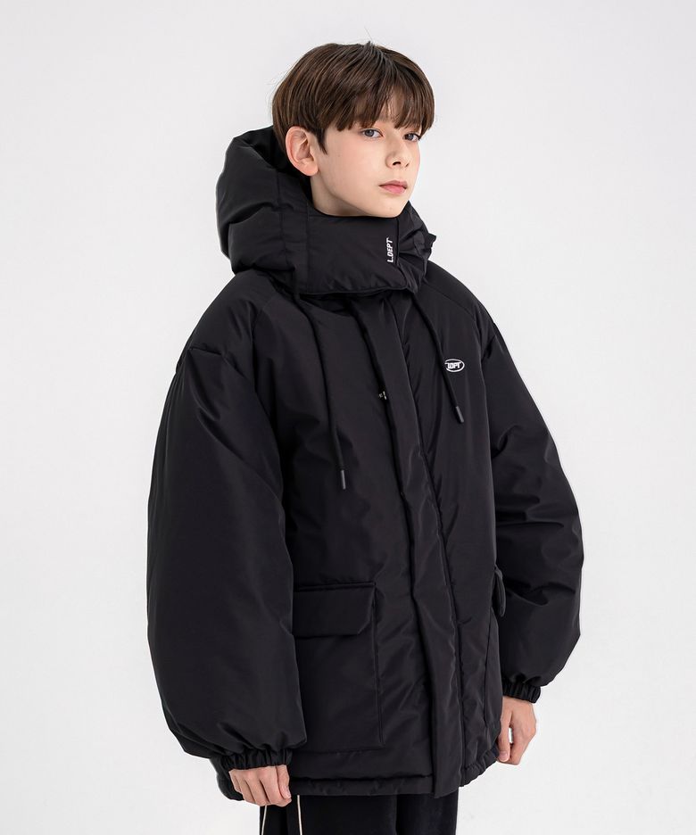 LDPT 패디드 후드 점퍼 Black