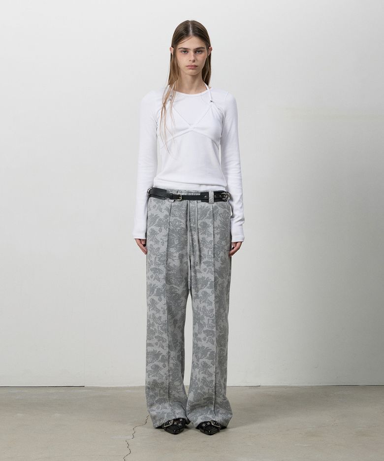 URBAN WIDE JOGGER PANTS M.GREY