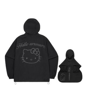 헬로키티x아루마루 레인 자켓 세트