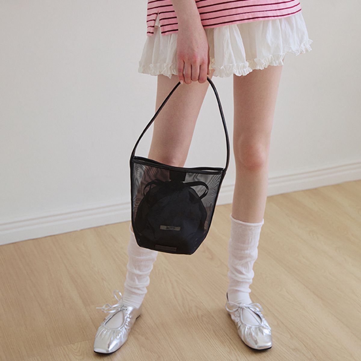 랩(LAP) MESH SHOULDER BAG AR7AB420