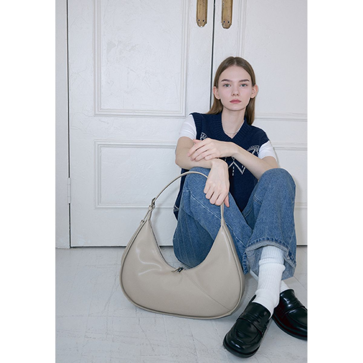 랩(LAP) SLIDE HOBO BAG AR7AB226