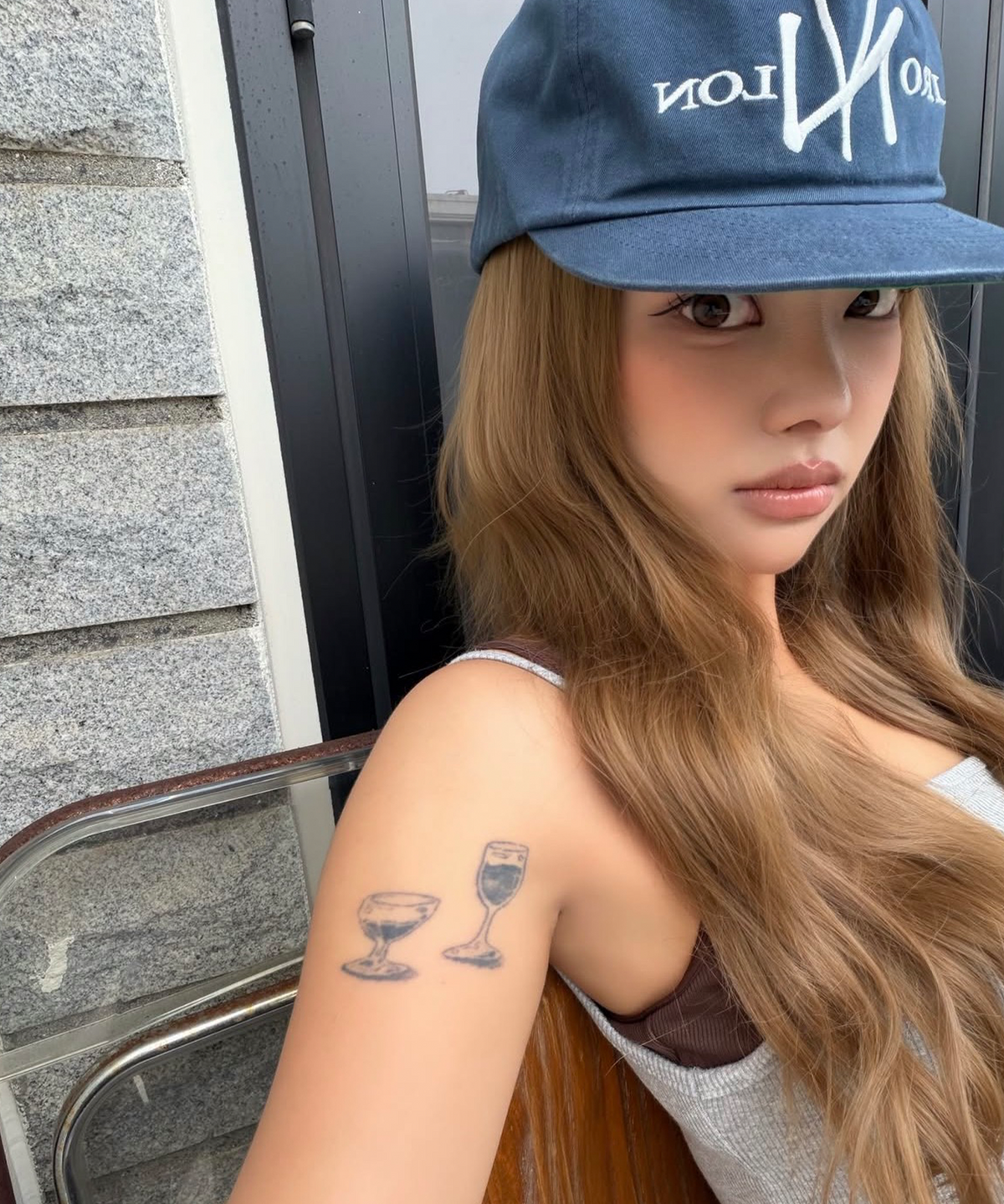 마스컴퍼니(MASCOMPANY) IRONY NYLON cap - Navy