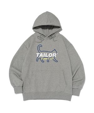 키치 테일스 로고 후드 (그레이)