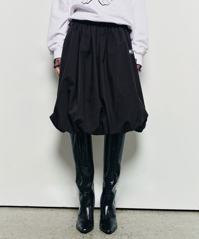 [서예지 PICK] BUTTERFLY VOLUME BALLOON SKIRT_BLACK