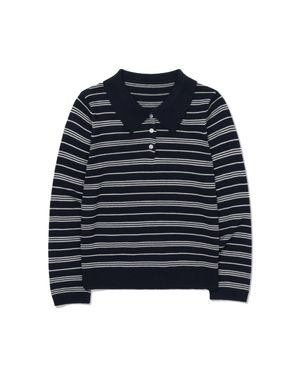 Voyage Stripe pullover (NAVY)