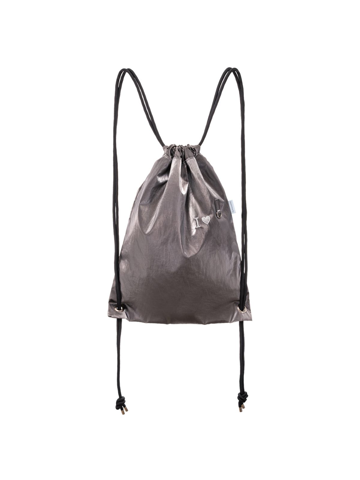 아이썸머리(ISUMMERLY) Girl string bag - Dark gray (걸 스트링백 다크 그레이)