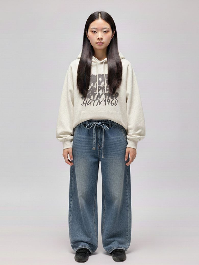 틴즈 여아 백 브러쉬 턱 트랜스폼 데님팬츠_244(14540-155-808-10)
