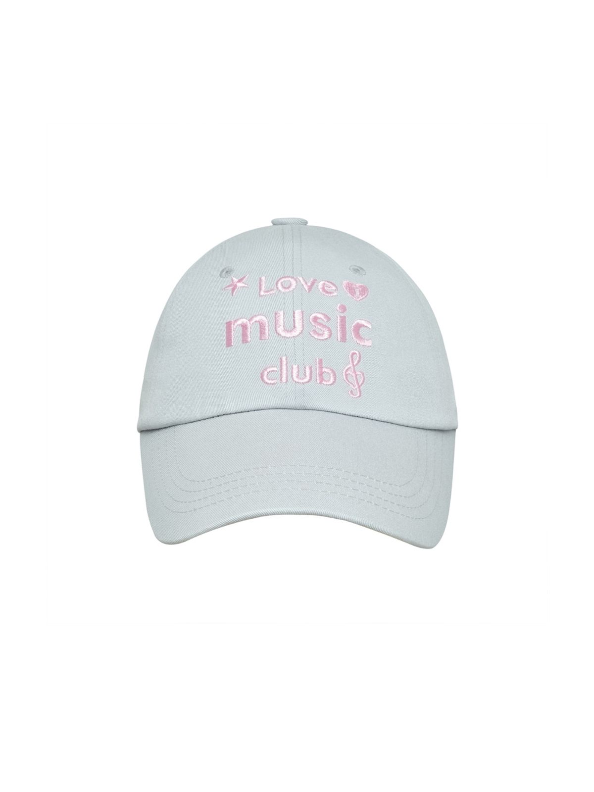 아이썸머리(ISUMMERLY) Love music club ball cap - Gray (러브 뮤직 클럽 볼캡 그레이)
