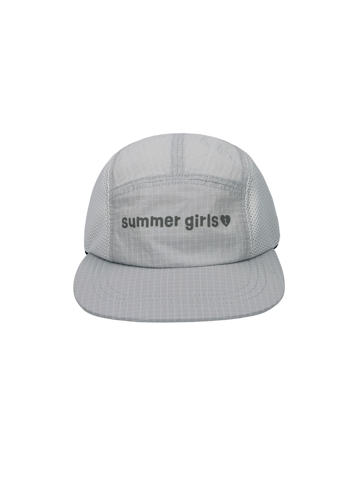 아이썸머리(ISUMMERLY) Summer girls nylon camp cap - Gray (썸머 걸즈 나일론 캠프캡 그레이)