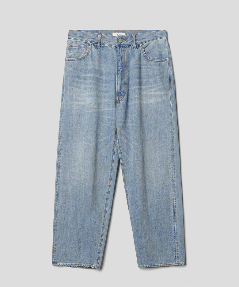ESSENTIAL 5P DENIM PANTS (Washed Blue)