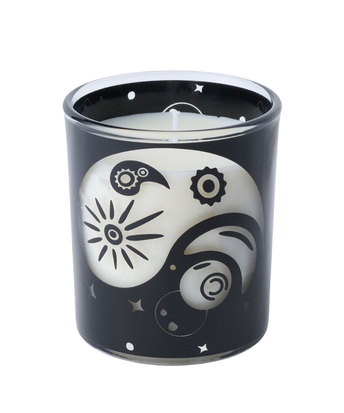 더바이닐하우스(THEVINYLHOUSE) SPACE YIN YANG MUG CANDLE BLACK