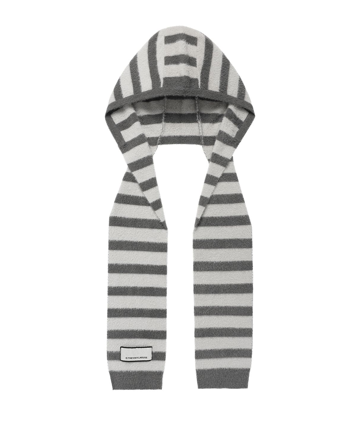 더바이닐하우스(THEVINYLHOUSE) HOODED MUFFLER GREY