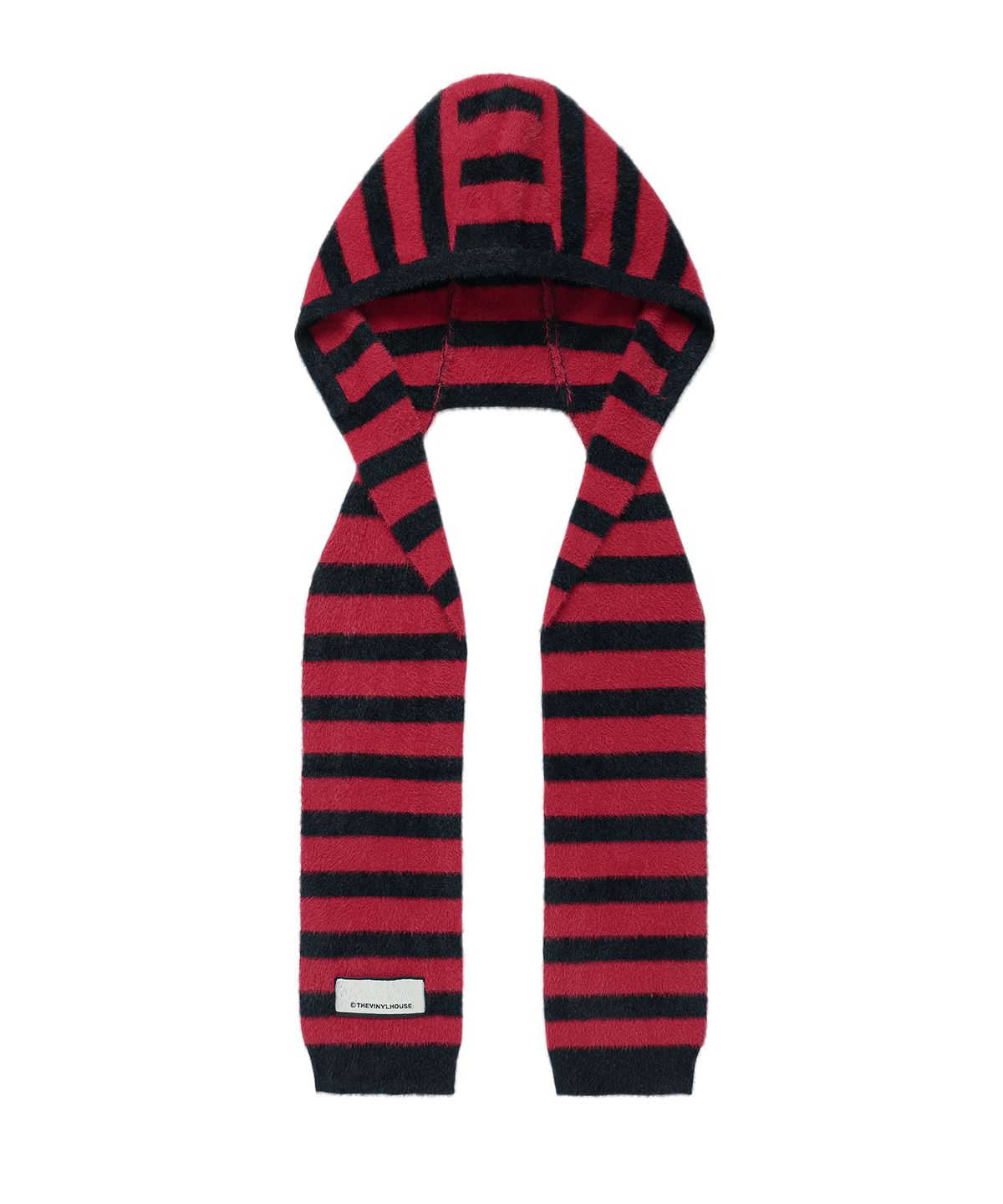 더바이닐하우스(THEVINYLHOUSE) HOODED MUFFLER RED