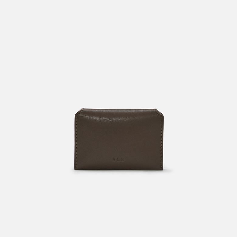 Nuda card holder Umber