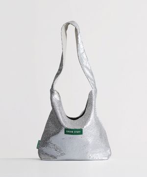 심풀 쇼퍼백 62 윤슬 텍스쳐 - silver