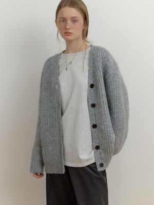 Chord v cardigan (melange gray)