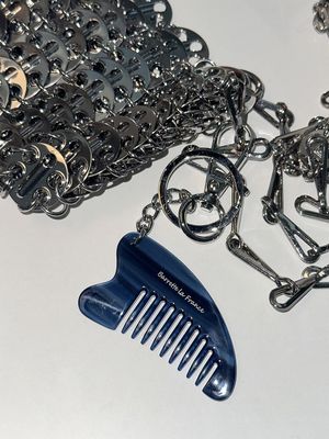 미니 하트 브러쉬 키링 (5컬러)