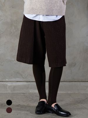 울 밴딩 버뮤다 팬츠 (2color)