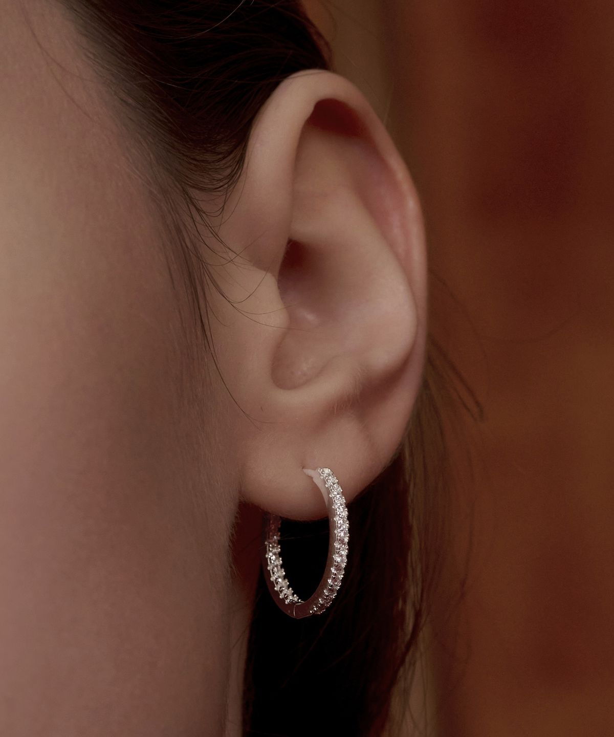 티오유(TOU) TT003 Shine Big Hoops Earrings