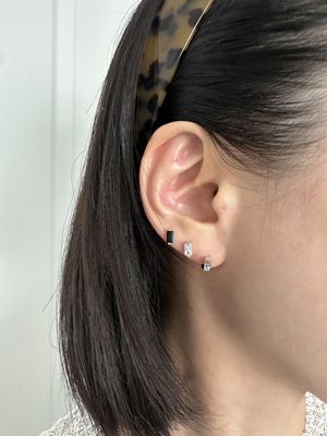 [925실버] 스퀘어 피어싱 (3타입)