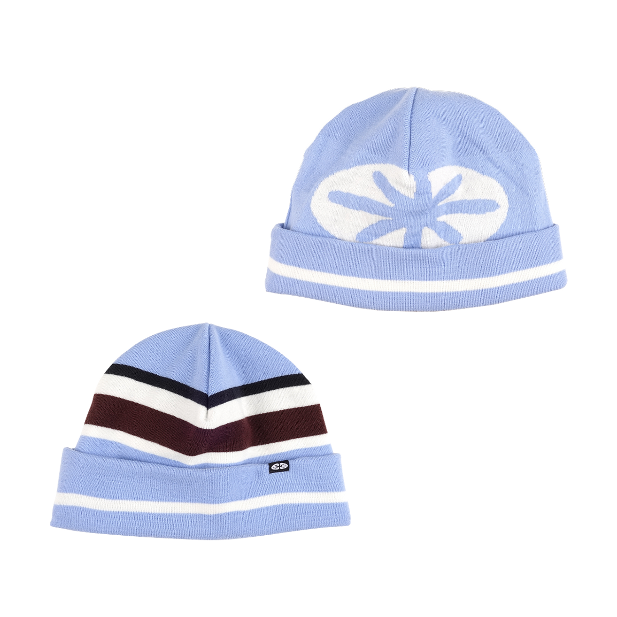 이알티알(ERTR) Reversible Stripe Beanie Skyblue