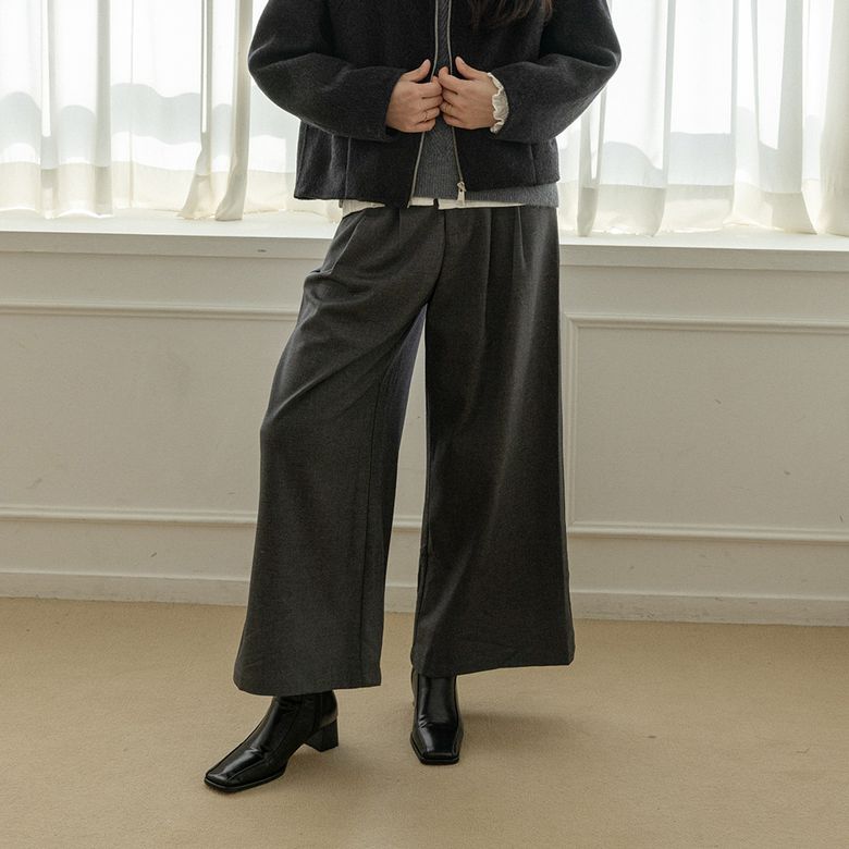 LS_Casual drape leg pants_2color