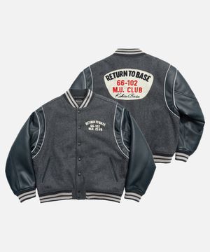 Mu Club Varsity Jacket_Gray
