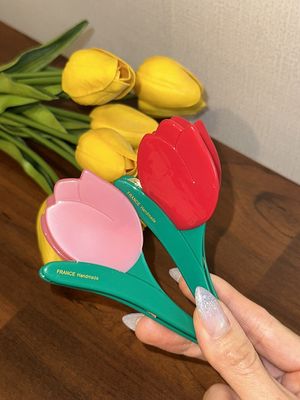 튤립 헤어 클립 (2컬러)