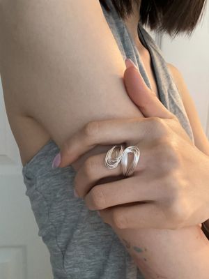 [925실버] 스케인 오픈 링