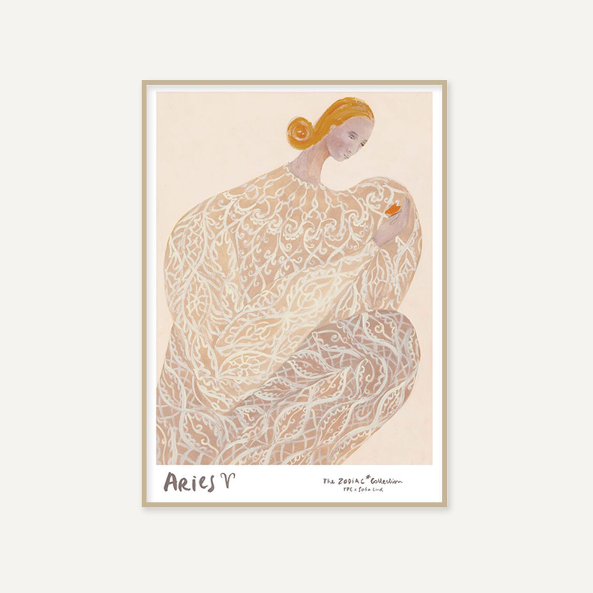 그릿시즌(GREET SEASON) 소피아 린드 Aries 양자리 (액자 포함)
