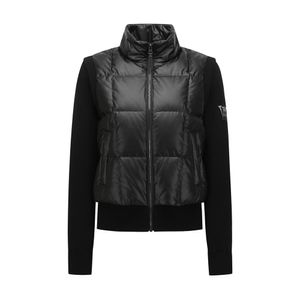 W GRADATION KNIT DOWN HYBRID JK_BK