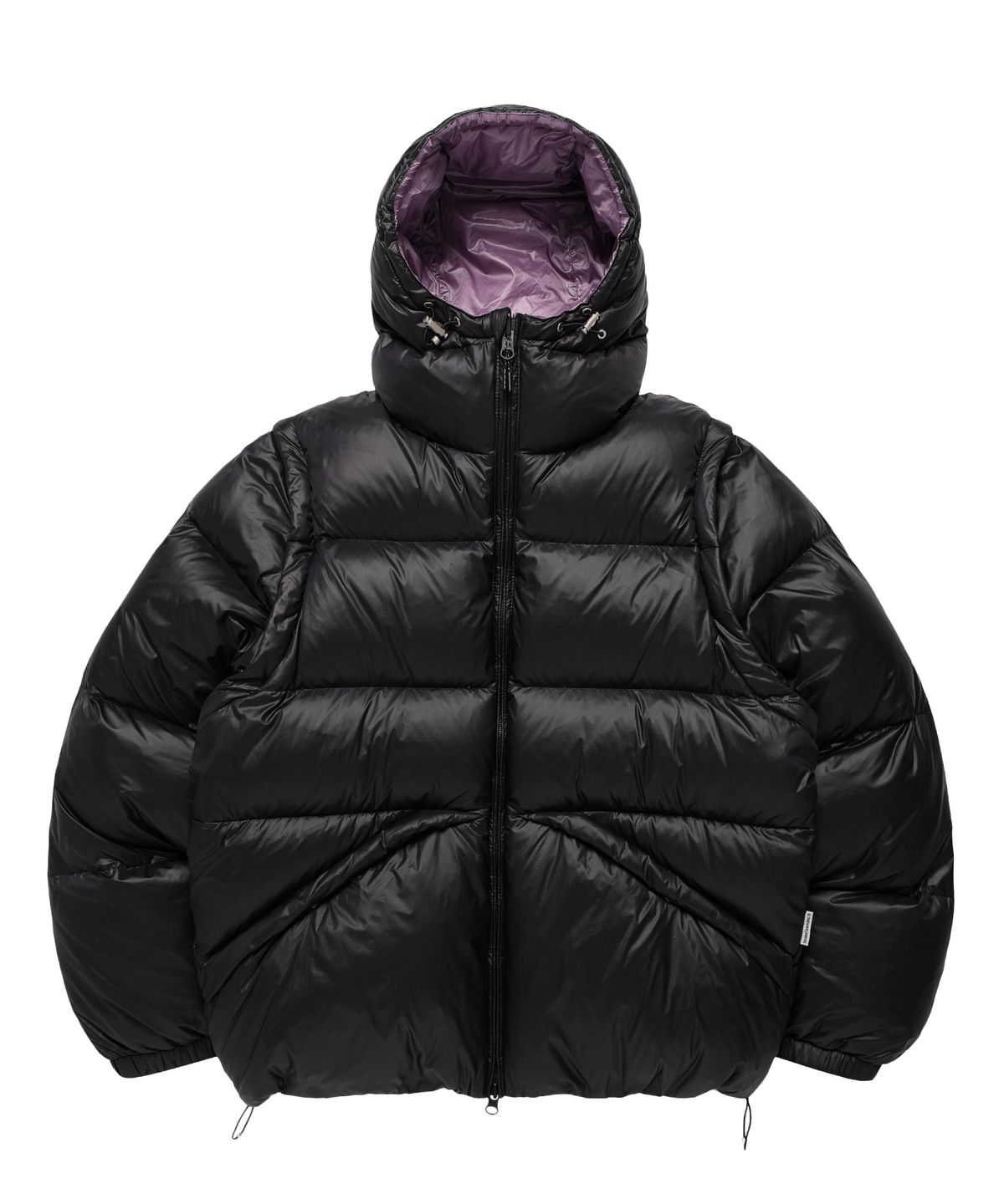 더바이닐하우스(THEVINYLHOUSE) REVERSIBLE PADDED JACKET BLACK