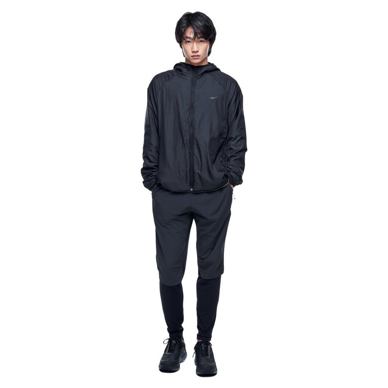 러닝 남성 우븐 기모 팬츠