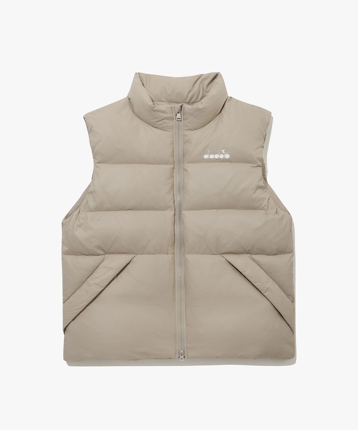 디아도라(diadora) 베라피우마 프리즈 덕다운 베스트 BEIGE